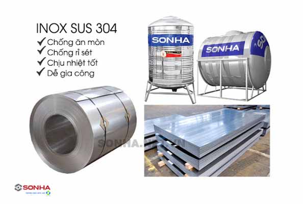 Bồn inox Sơn Hà 5000L (ngang) (F1420) 25