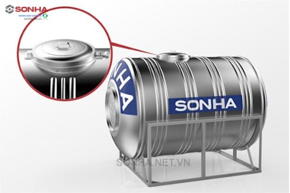 Bồn inox Sơn Hà 5000L (ngang) (F1420) 27