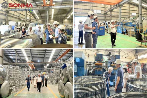 Bồn inox Sơn Hà 2000L (đứng) (F1380) 28