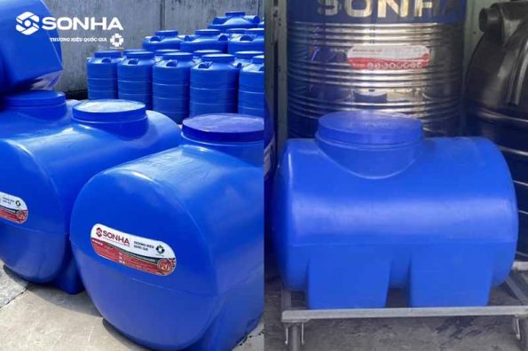 Bồn nhựa Sơn Hà 1000L (ngang) 37