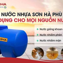 Bồn nhựa Sơn Hà 1000L (ngang) 23