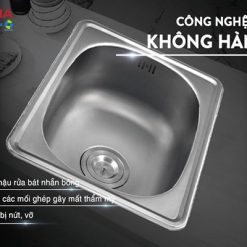 Chậu rửa chén inox Sơn Hà 1H447S 13