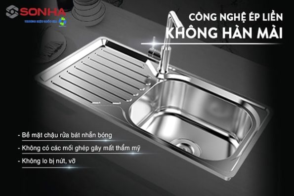 Chậu rửa chén inox Sơn Hà S79S 13