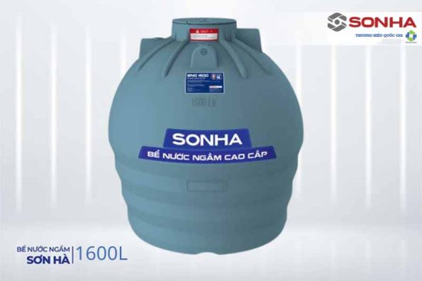 Bể nước ngầm Sơn Hà 1600L 31
