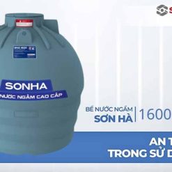 Bể nước ngầm Sơn Hà 1600L 25