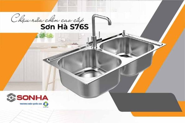 Chậu rửa chén inox Sơn Hà S76S 11