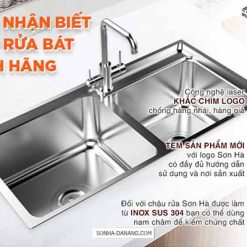 Chậu rửa chén inox Sơn Hà S.80.D.2.3 19