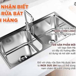 Chậu rửa chén inox Sơn Hà S.82.D.1.3 28 Chậu rửa chén inox Sơn Hà S.82.D.1.3 27