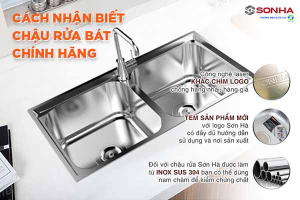 Chậu rửa chén inox Sơn Hà S.82.D.1.3 12 Chậu rửa chén inox Sơn Hà S.82.D.1.3 11